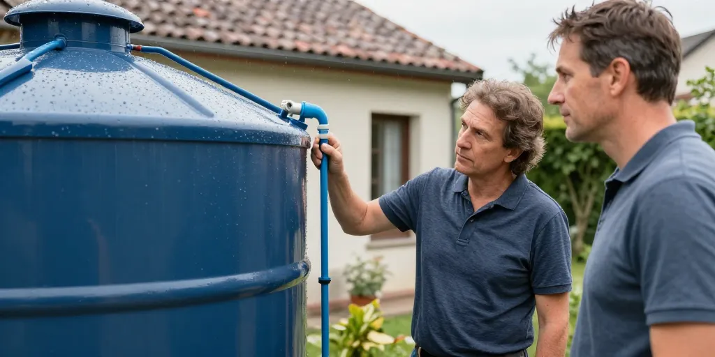 cuve récupération des eaux de pluie